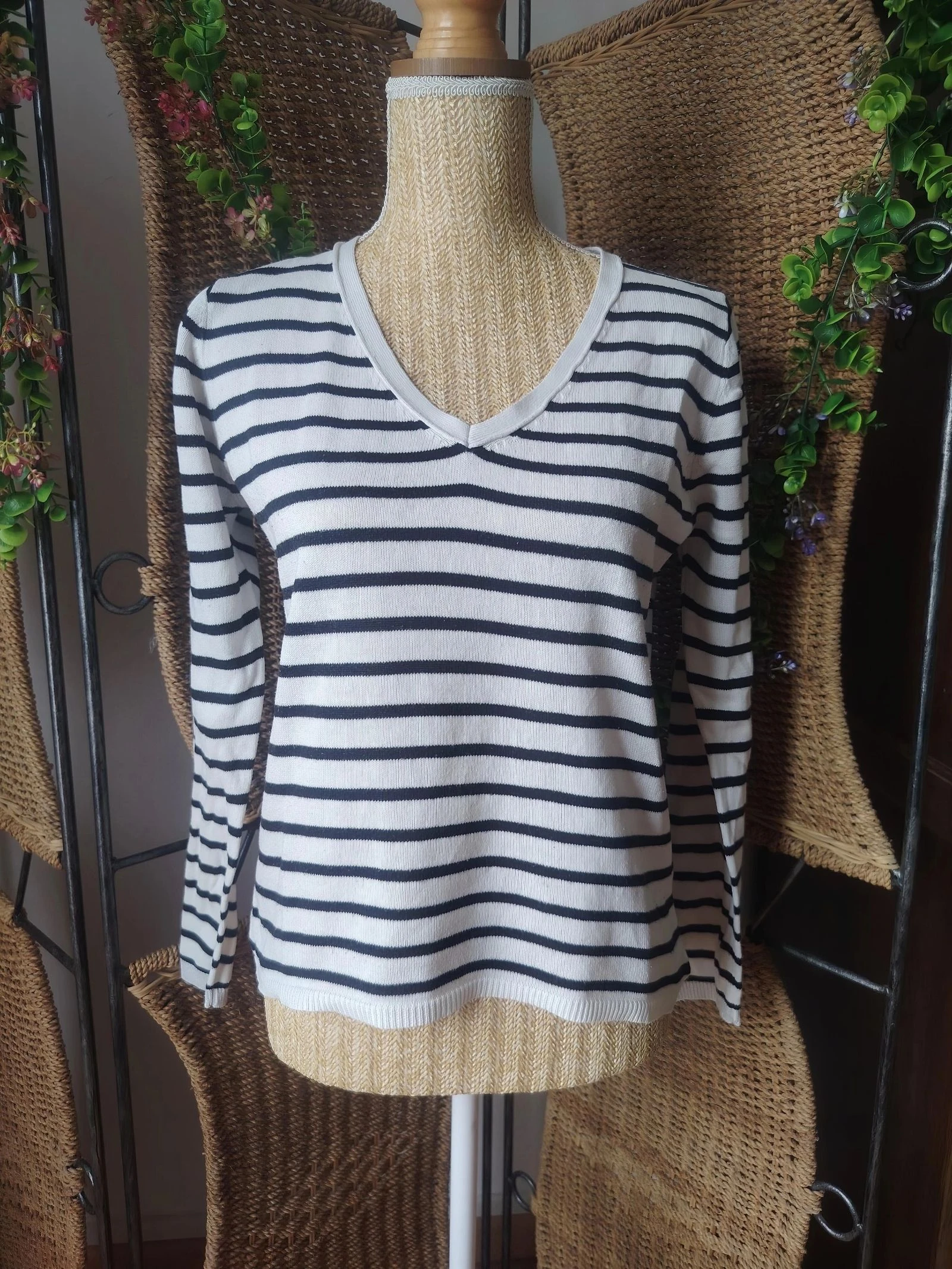 Pull léger à rayures femme 36 Sweewë 